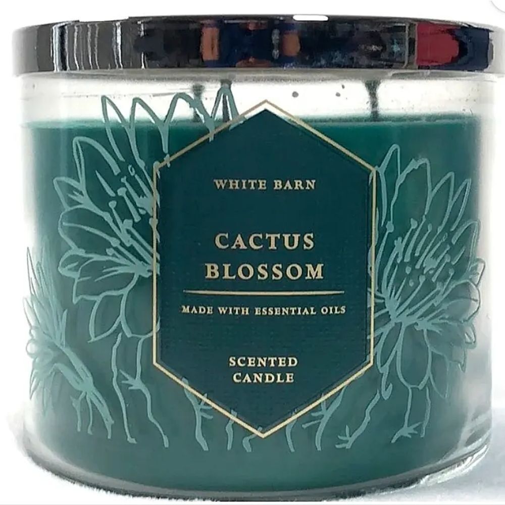 BATH & BODY WORKS CACTUS BLOSSOM LARGE 3-WICK 14.5 OZ CANDLE